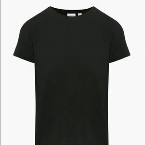 Aritzia Babaton Black Everyday Hip T-Shirt